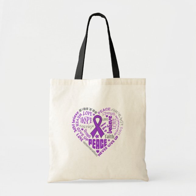 Chiari Malformation Awareness Heart Ord Tygkasse (Framsidan)