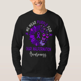 Chiari Malformation Awareness Leopard Solros T Shirt