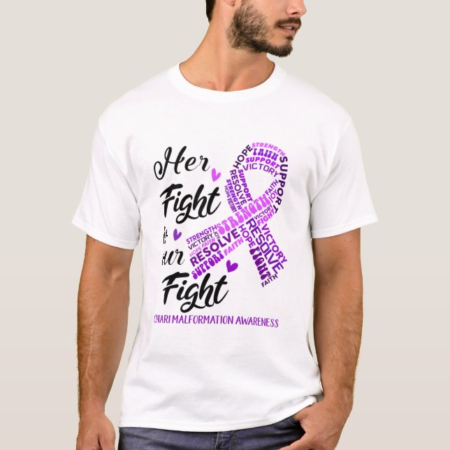 Chiari Malformation Awareness Month Ribbon Gifts T Shirt (Framsida)