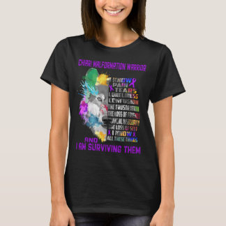 Chiari Malformation Awareness Ribbon Support Gifts T Shirt