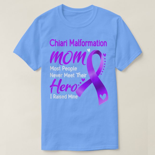 Chiari Malformation Mamma I Raderade Mine Ribbon K T Shirt (Design framsida)
