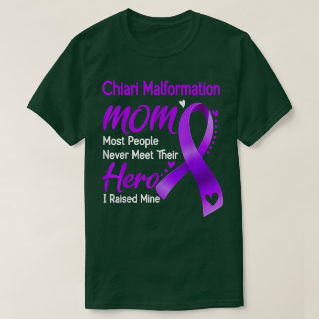 Chiari Malformation Mamma I Raderade Mine Ribbon K T Shirt (Design framsida)