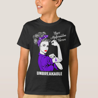 Chiari Malformation Warrior Unnedbrytable Shirt Aw T