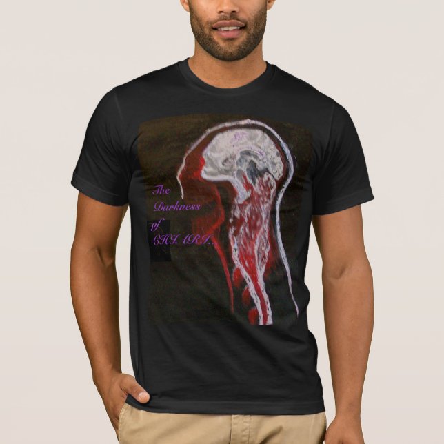 Chiari Malformationmedvetenhet Tee Shirt (Framsida)