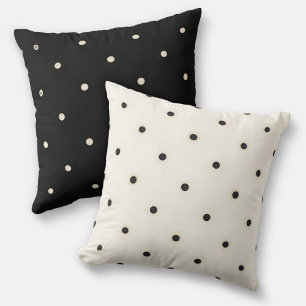 Chiaroscuro Polka dots Reversible 2-Sided Kudde