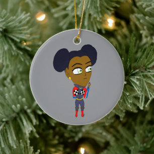 chib julgransprydnad keramik
