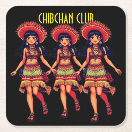 CHIBCHAN KLUBB UNDERLÄGG PAPPER KVADRAT