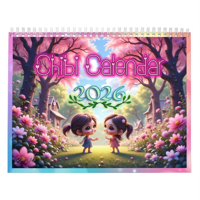 Chibi 2026-kalender kalender (Omslag)