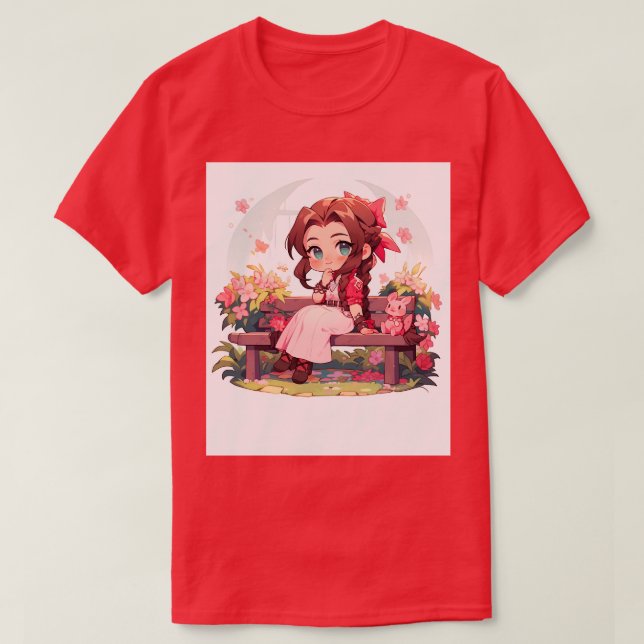 chibi aerith t shirt (Design framsida)