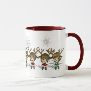 Chibi all hjort mugg