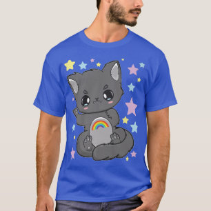 Chibi Anime Cat Fairy Kei Neko Yume Kawaii Kattdju T Shirt