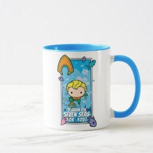 Chibi Aquaman - jag Simmor de sju haven Mugg