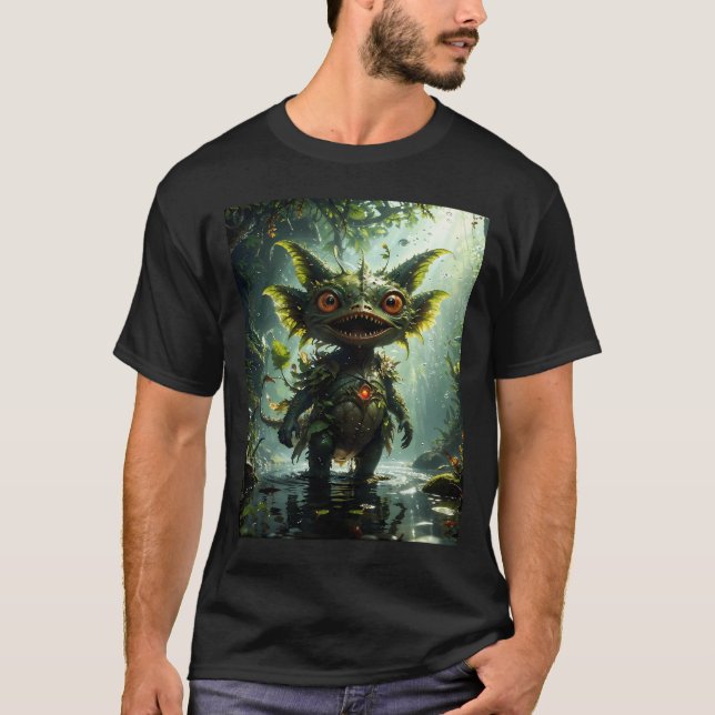 Chibi Aquatic Goblin T Shirt (Framsida)