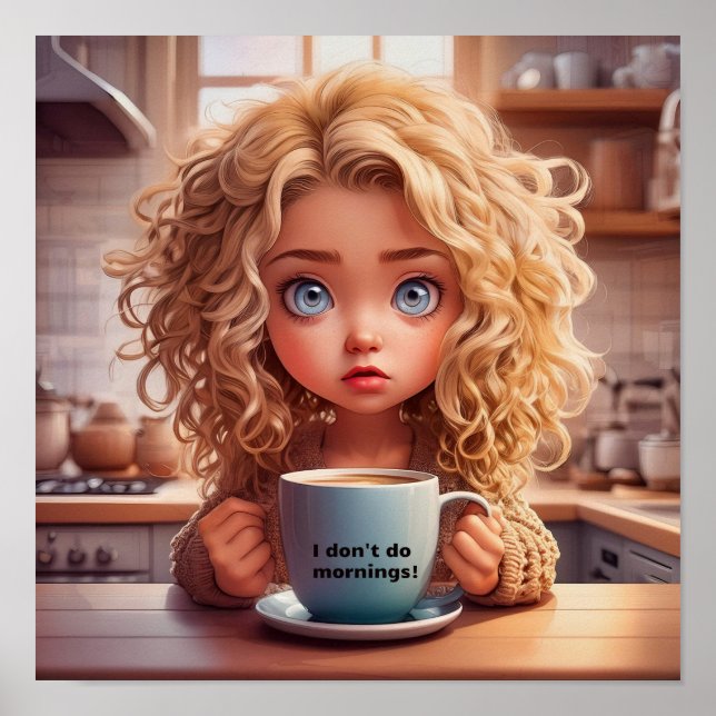 Chibi Art I gör inte förmidningar Poster (Framsidan)