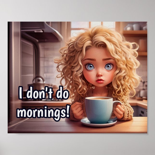 Chibi Art jag gör inte förmidningar. Poster (Framsidan)