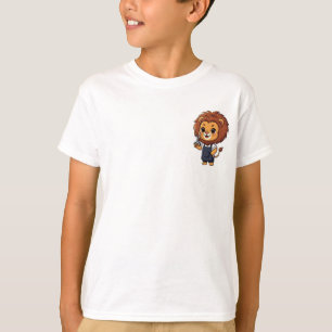 Chibi Barber Lion Artist Barn T Shirt
