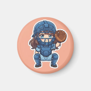 Chibi Baseball 2026 Edition - Catcher Squat -> Chi Magnet