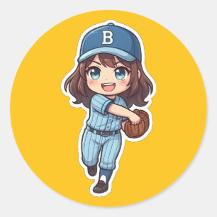 Chibi Baseball 2026 Edition - Fielder The Cannon Runt Klistermärke