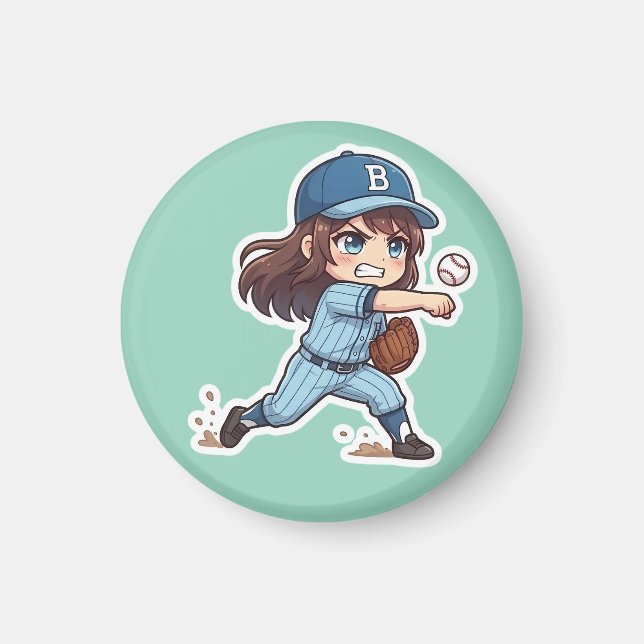 Chibi Baseball 2026 Edition - Pitcher Release Magnet (Framsidan)