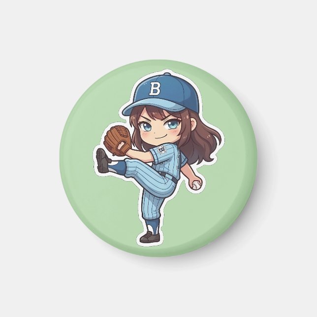 Chibi Baseball 2026 Edition - Pitcher Wind-up Magnet (Framsidan)