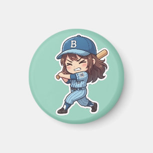 Chibi Baseball Edition - Tung Slugger Magnet
