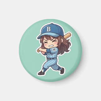 Chibi Baseball Edition - Tung Slugger Magnet