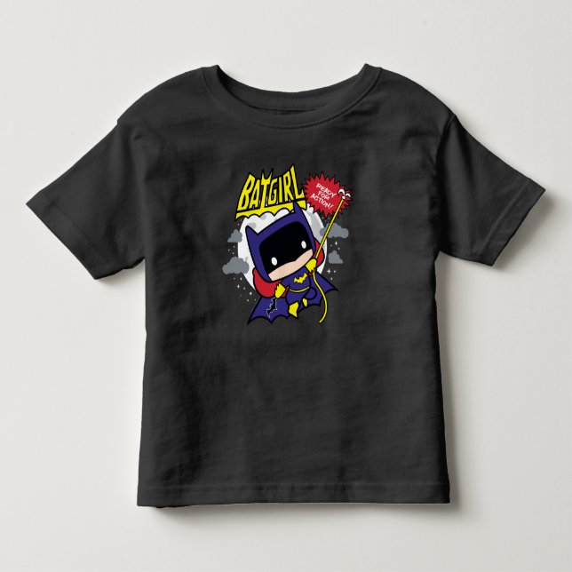 Chibi Batgirl Redo Action T Shirt (Framsida)