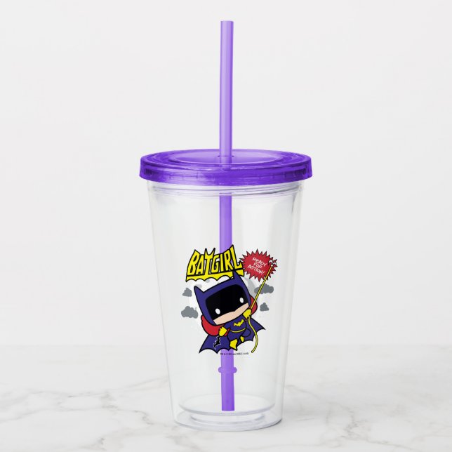 Chibi Batgirl Redo Action Take Away Mugg (Framsida)