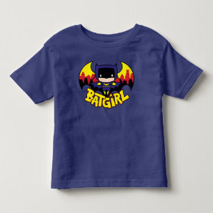 Chibi Batgirl with Gotham Skyline & Logotyp T-shirt