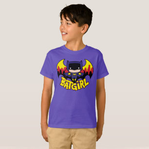 Chibi Batgirl with Gotham Skyline & Logotyp Tee Shirt