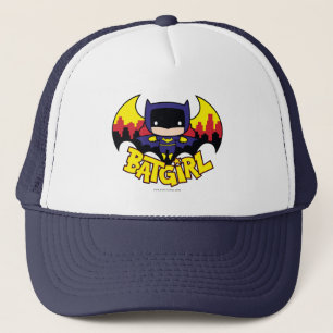 Chibi Batgirl with Gotham Skyline & Logotyp Truckerkeps