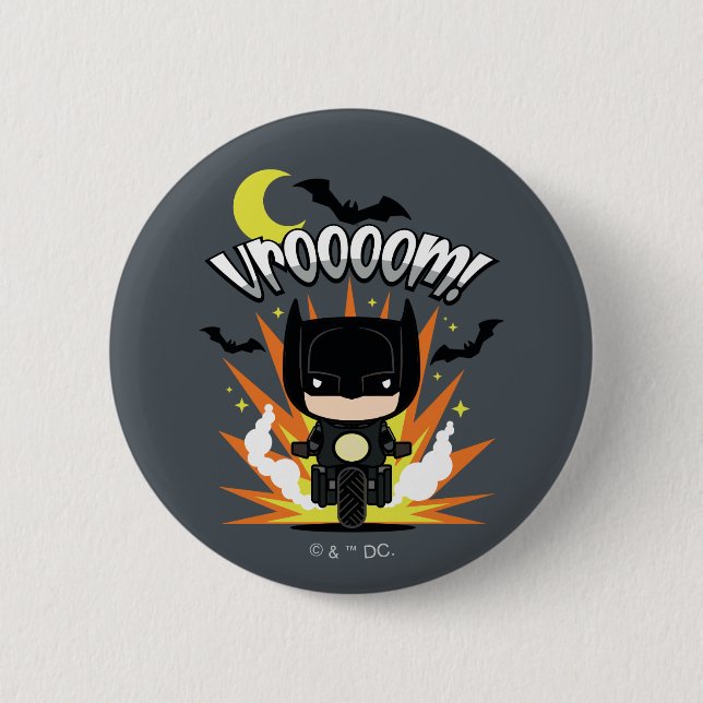 Chibi Batman Batcle Knapp (Framsida)