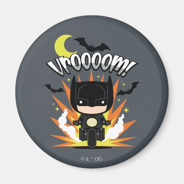 Chibi Batman Batcle Magnet (Framsidan)