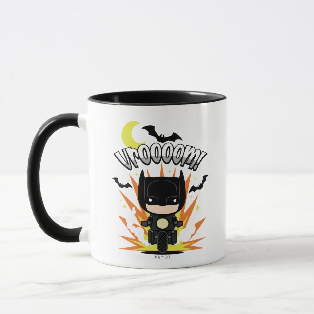 Chibi Batman Batcle Mugg (Vänster)