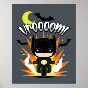 Chibi Batman Batcle Poster