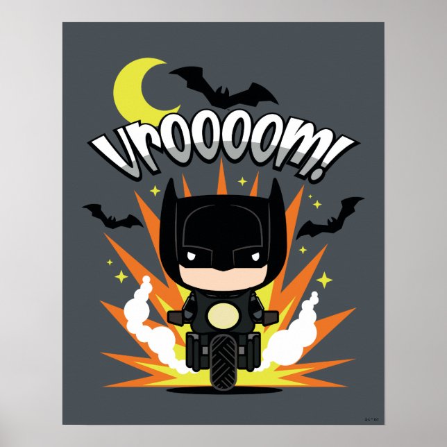 Chibi Batman Batcle Poster (Framsidan)