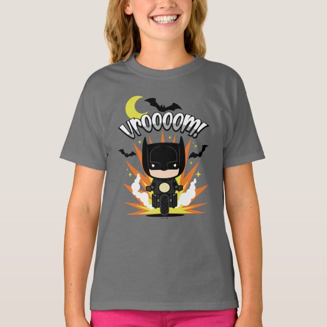 Chibi Batman Batcle T Shirt (Framsida)
