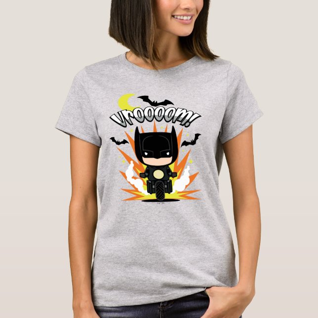 Chibi Batman Batcle T Shirt (Framsida)