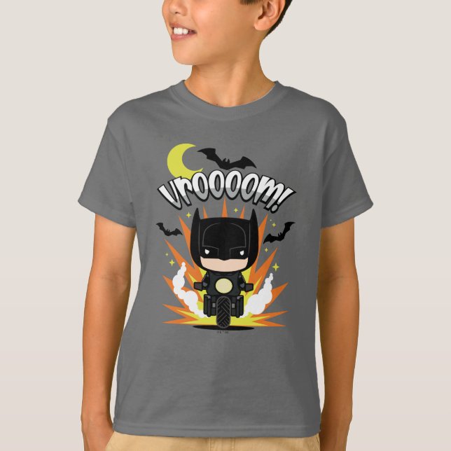 Chibi Batman Batcle T Shirt (Framsida)