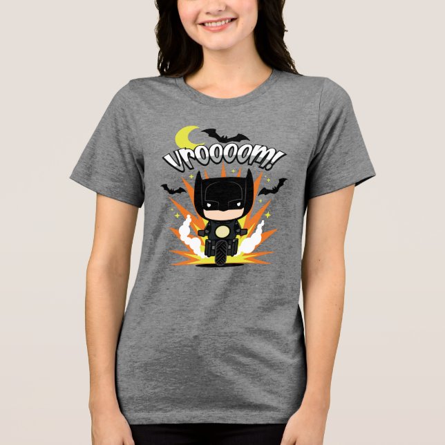 Chibi Batman Batcle T Shirt (Framsida)