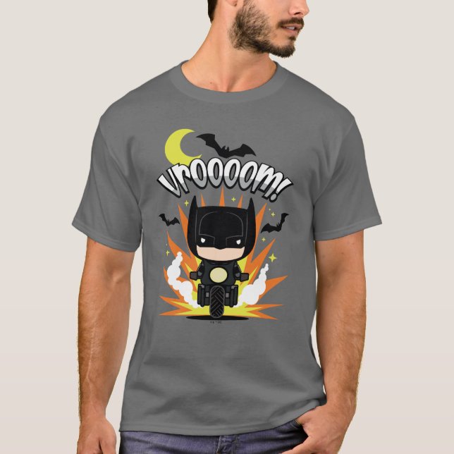 Chibi Batman Batcle T Shirt (Framsida)