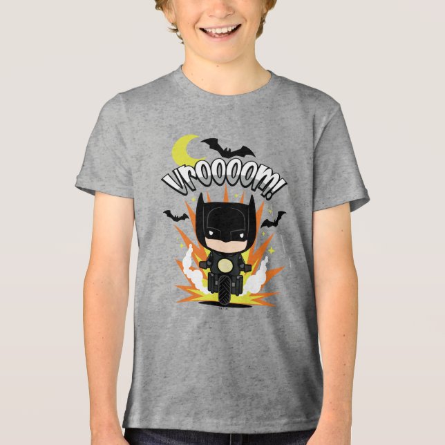 Chibi Batman Batcle T Shirt (Framsida)