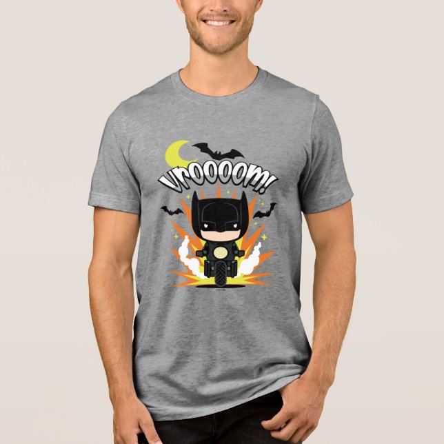 Chibi Batman Batcle T Shirt (Framsida)