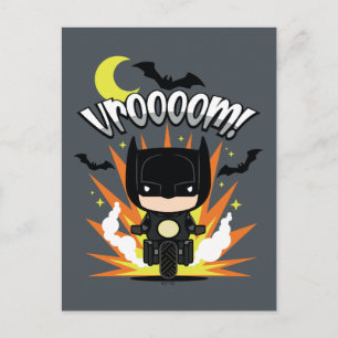 Chibi Batman Batcle Vykort