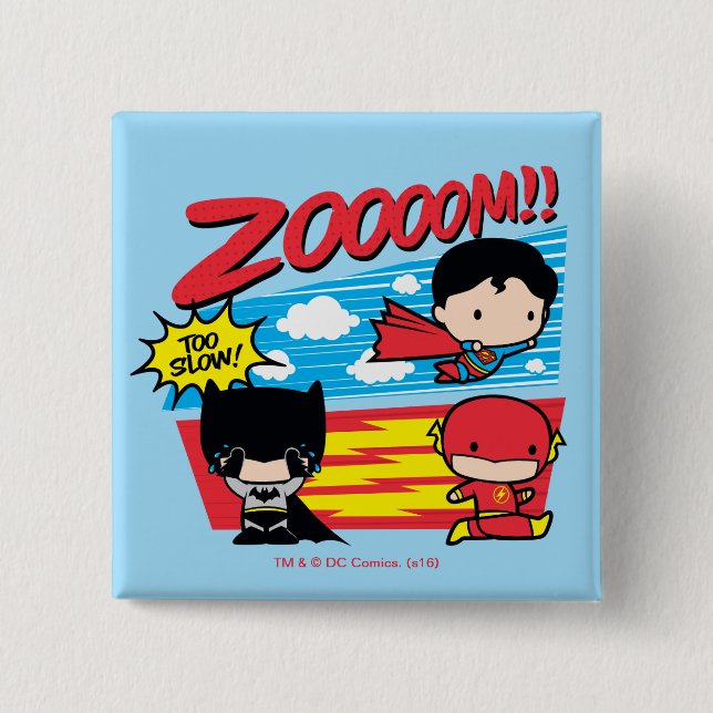 Chibi Batman för långsamt! Knapp (Framsida)