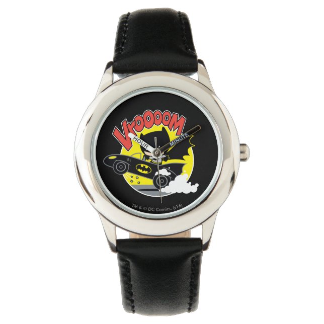 Chibi Batman i Batmobile Armbandsur (Framsida)
