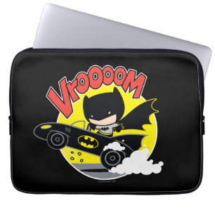 Chibi Batman i Batmobile Laptop Fodral