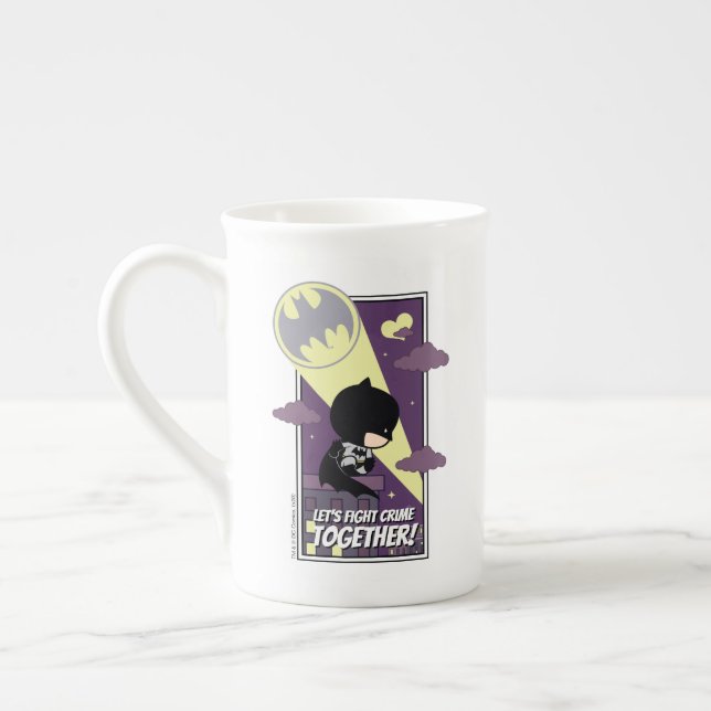 Chibi Batman - Låt oss bekämpningen av brott tills Benporslin Mugg (Vänster)