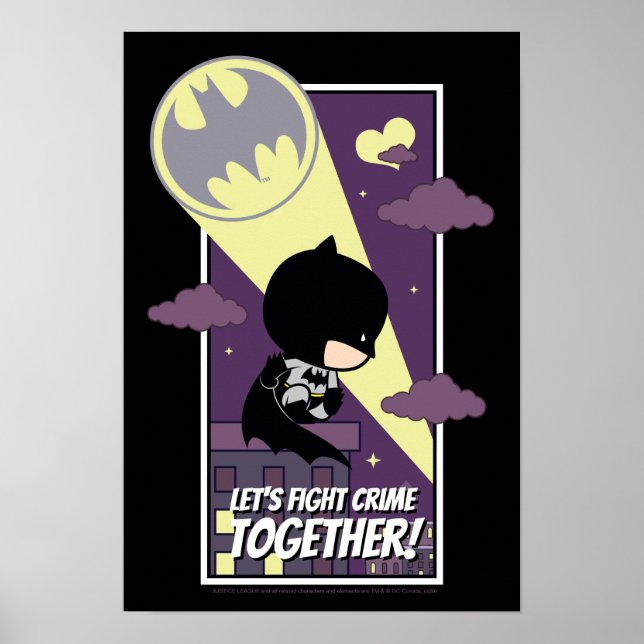 Chibi Batman - Låt oss bekämpningen av brott tills Poster (Framsidan)