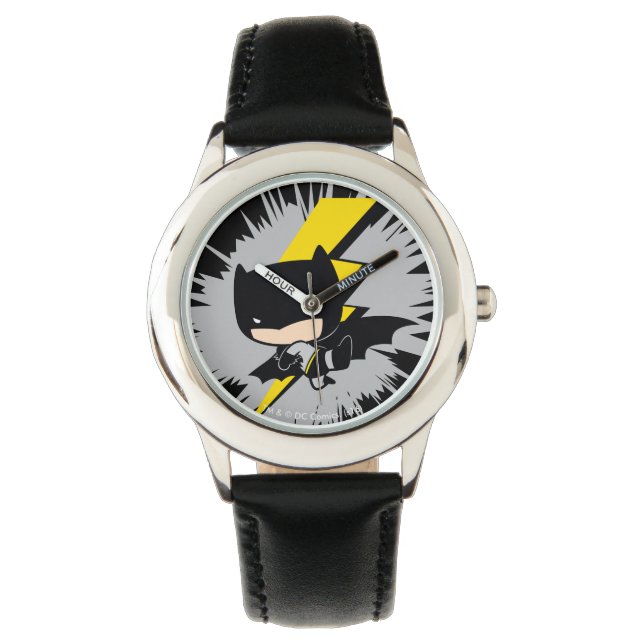 Chibi Batman Lightning Kick Armbandsur (Framsida)